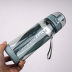 Sports Water Bottle with Straw, Leak-proof Portable Tritan Flask, BPA Free, 500ml Outdoor Gym Drinkware mbzr