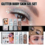Body Glitter Gel Sequins Long Acting Face Eyes Hair Prom Party Mermaid Scales Not Easy To Take Off Makeup mbzr
