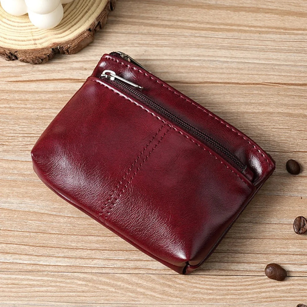 PU Leather Coin Purse & Card Holder for Men & Women