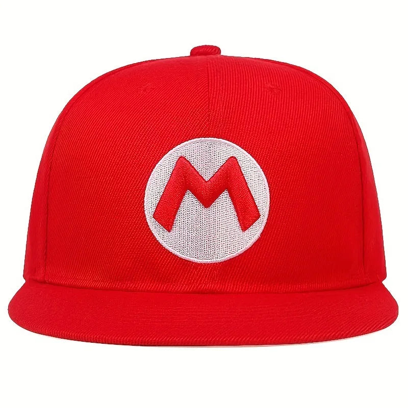 Super Mario Bros Luigi Cap Hat Adjustable  Cosplay Embroidery Accessories Baseball Cap