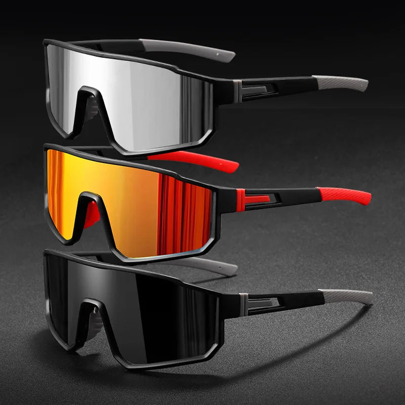 Oversized Cycling Sunglasses Outdoor Sports Windproof Shield Eyewear UV400 Ski Snowboard Mountain Protective Goggles