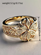 1 PC Romantic Ring For Women Promise Ring For Wedding Engagement Anniversary Party Jewelry Valentine's Day Gift
