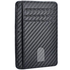 Men's Slim Thin Minimalist Front Pocket Wallets Men Anti Rfid Blocking Protected Magic ID Credit Card Holder PU Leather Wallets mbzr