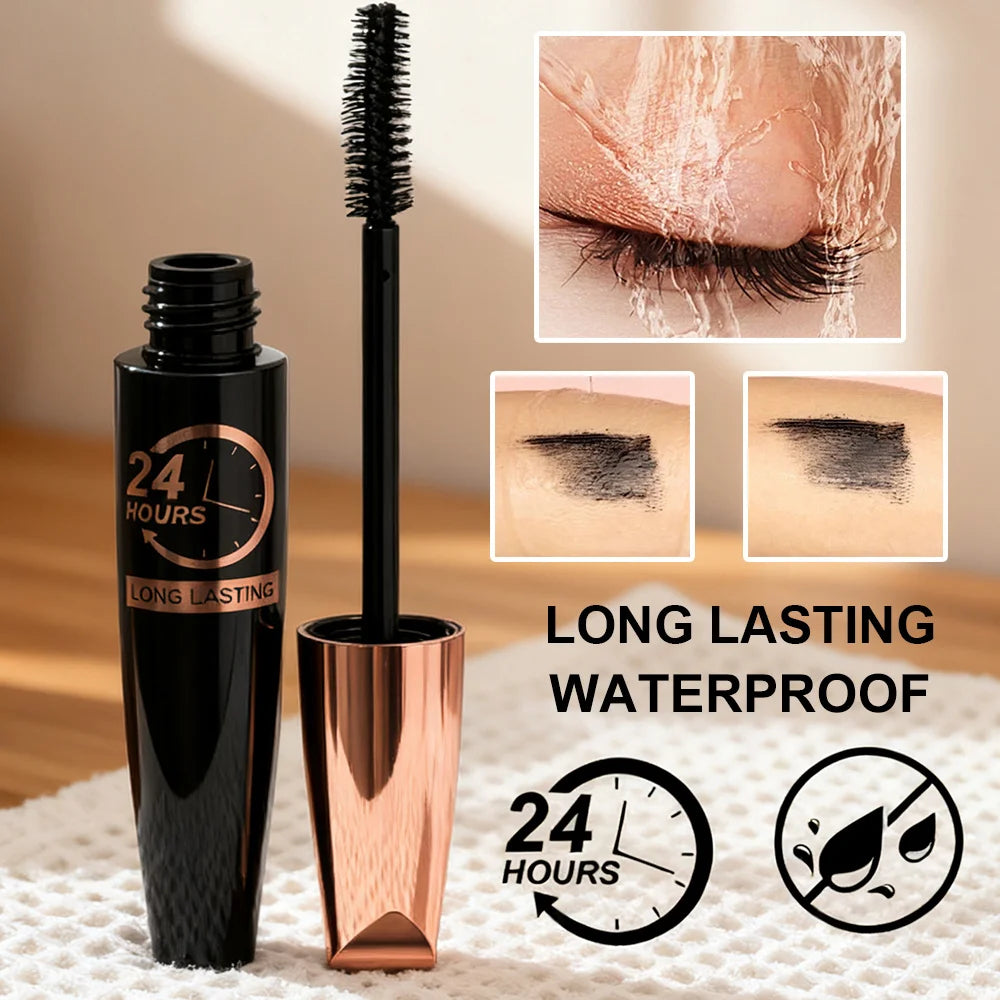 3Pcs/Set Waterproof Black Mascara Fiber Eyelash Extension Makeup Long-Lasting Volume mbzr