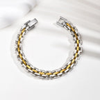 Trendy Watch Strap Bracelet for Women,Waterproof Stainless Steel Bracelets,Fashion Jewelry Party Gifts