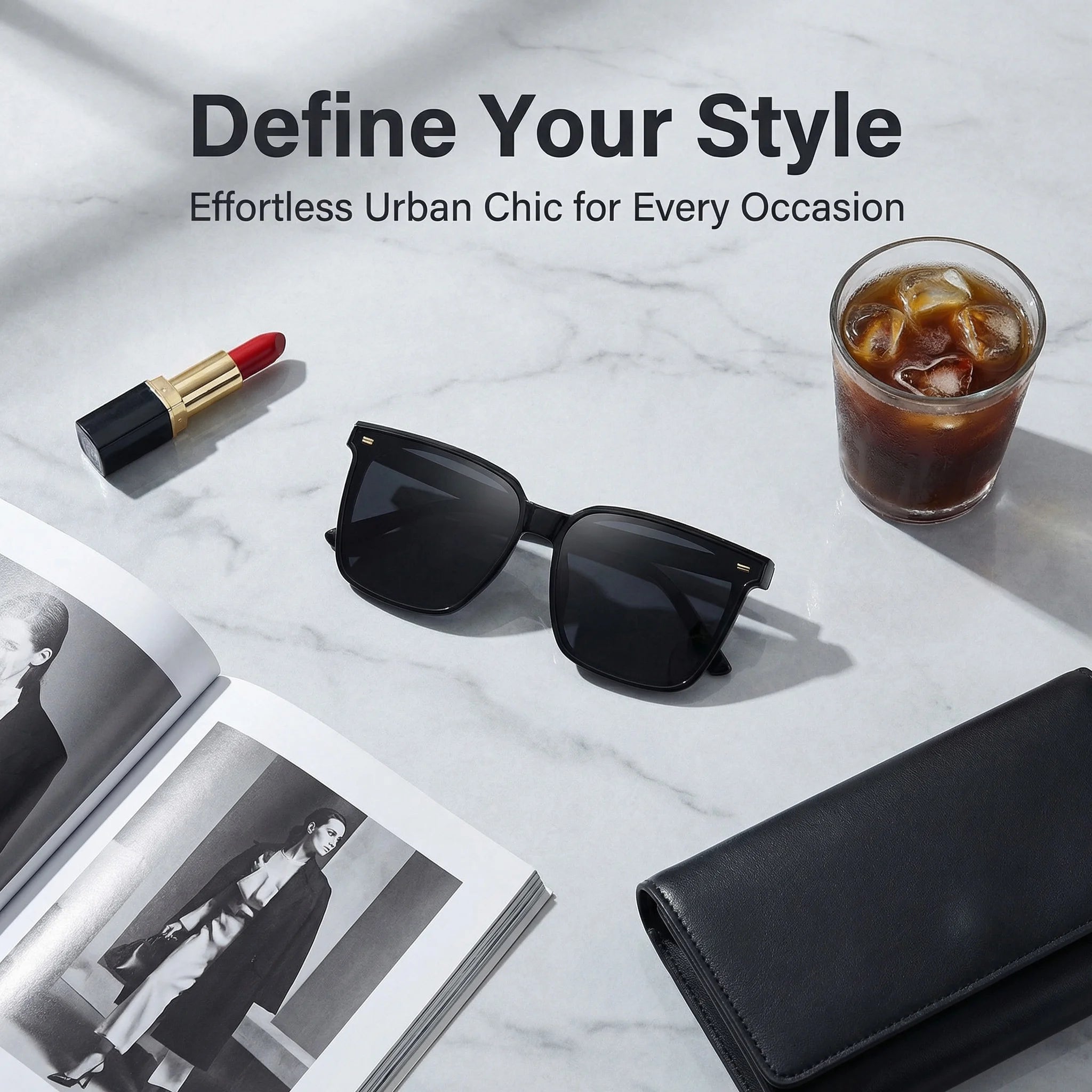 JULI Oversized Sunglasses for Women Men UV Protection Vintage Sun Glasses Shades Femle Luxury Designer 8056