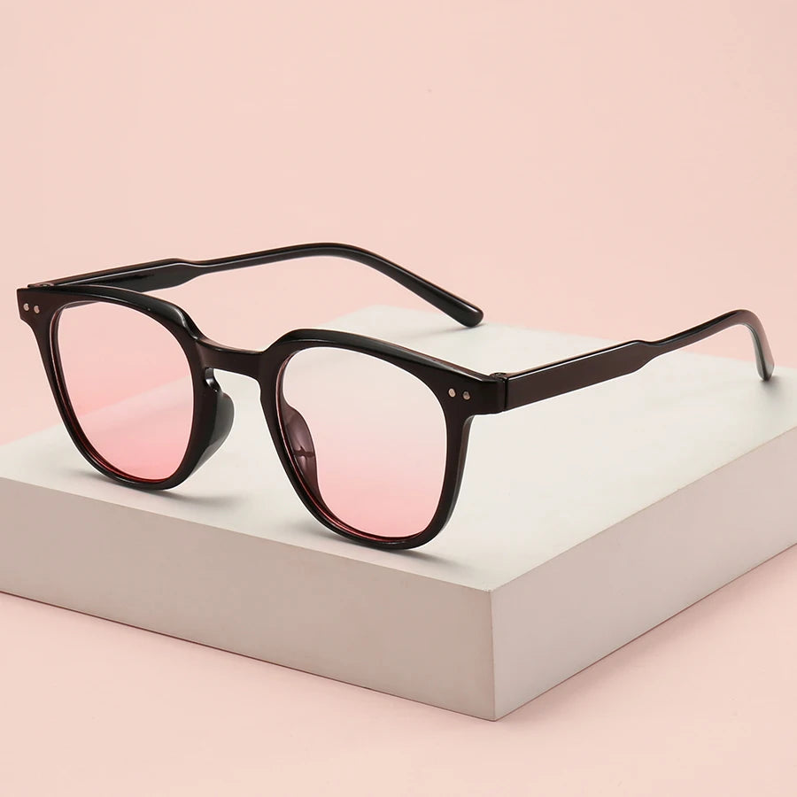 1-2PCS Fashion Small Round Unisex Cartier Glasses Blush Gradient Lenses Sunglasses For Women Men Classic Metal Decoration Sun Glasses Outdoor Driving Shade Sunglasses