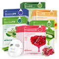 30pcs Fresh Fruits Facial Masks Face skincare Moisturizing Firming Hydrating Korean Face Mask Facial Skin Care Prodcuts mbzr