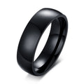 Vnox Romantic Heart CZ Stone Couple Wedding Rings for Women Men Black Color Stainless Steel Bands Engagement Jewelry  Love Gift