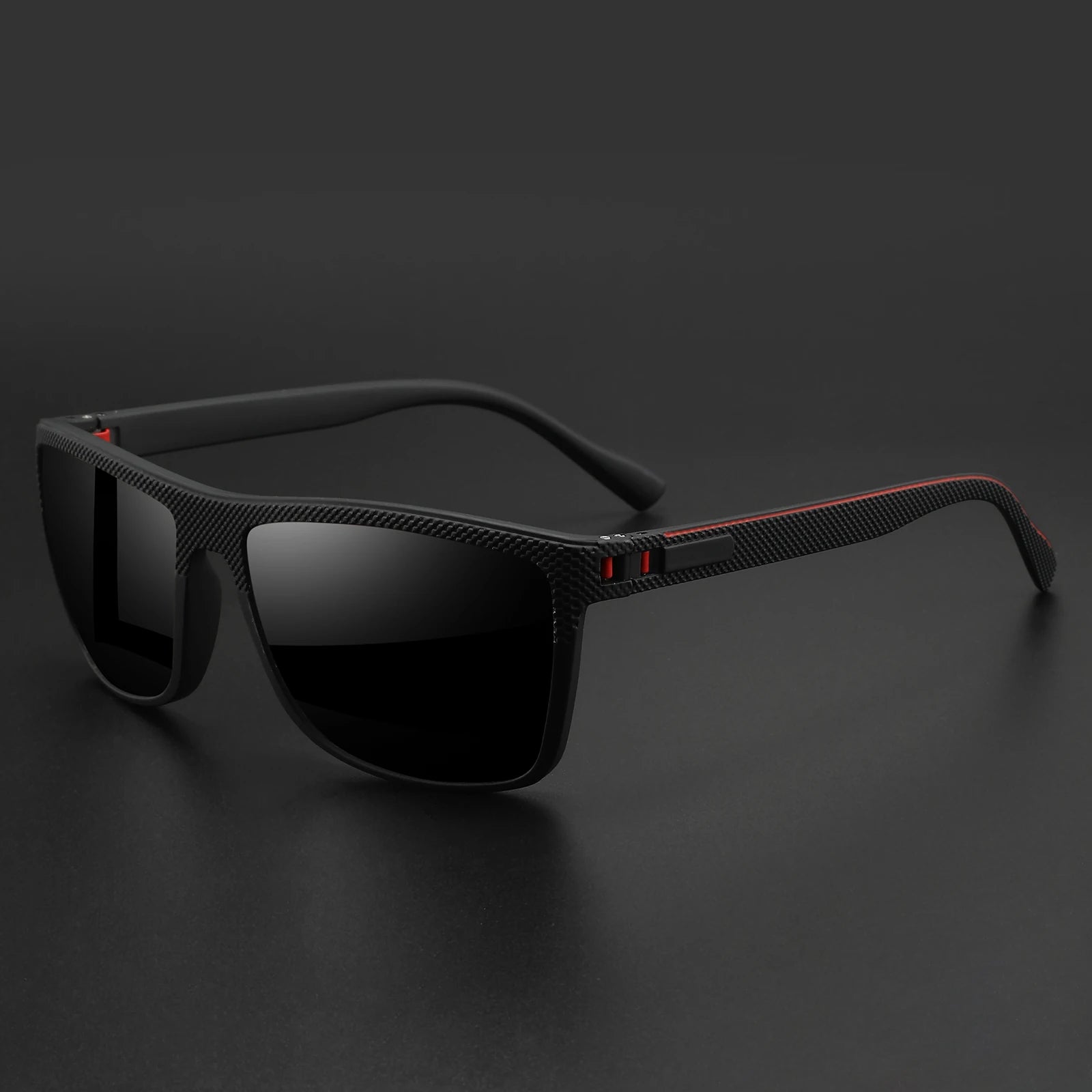 Premium Square Polarized Sunglasses - Spring Hinge Design, Comfort Fit for Cycling, Fishing, Beach & Daily Wear