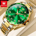 OLEVS 9988 Quartz Watch for Men Luxury Style Waterproof Stainless steel TOP Brand Classic Date Men's Watches Relógio Masculino mbzr