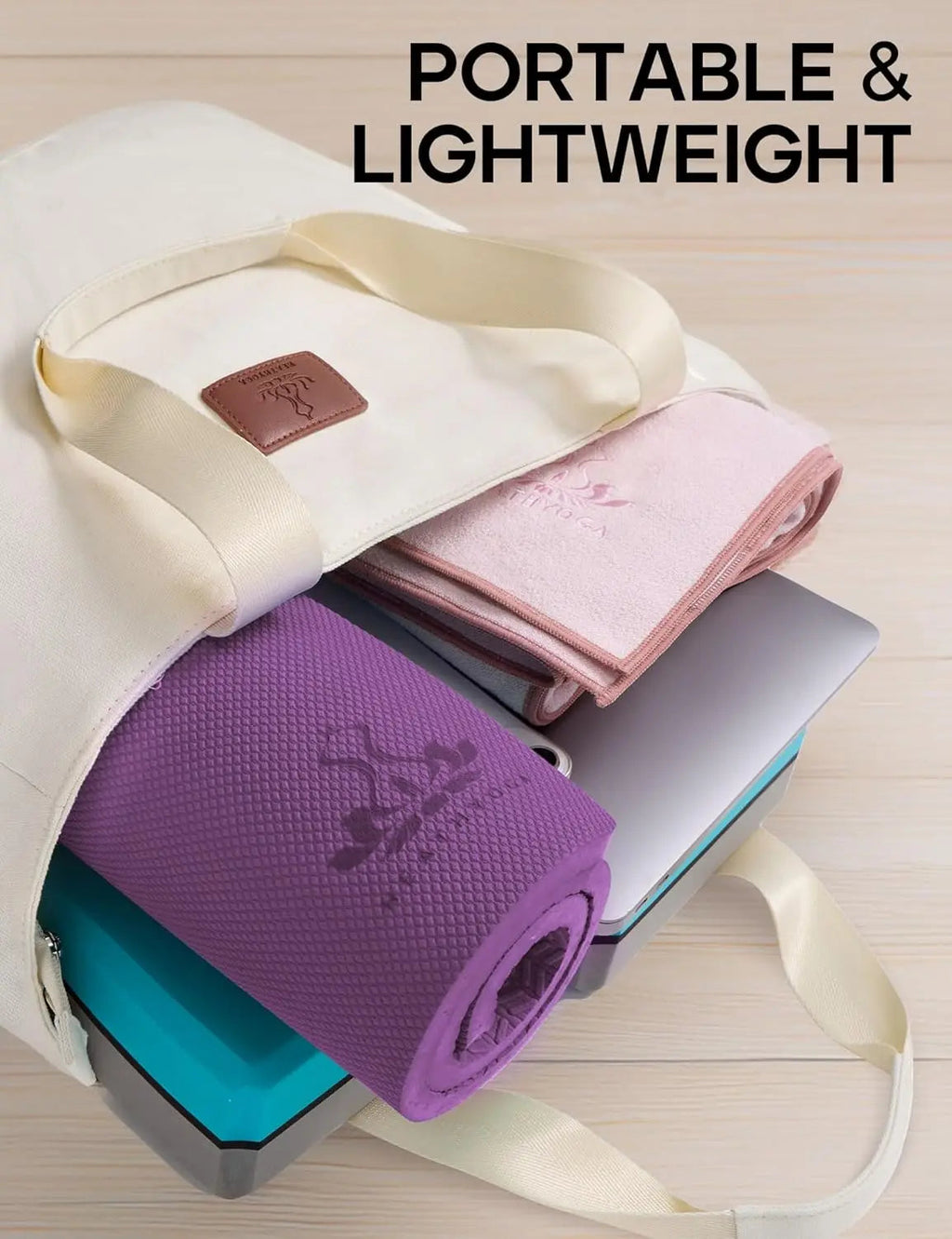 Non-Slip Yoga Knee Pads Cushion for Exercise, Gardening, and Floor Work - 26x10 Inches mbzr
