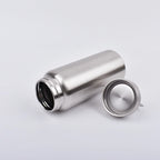 1pc Large Capacity Stainless Steel Sport Water Bottle Single-layer Rugged Water Cup Metal Flask Drinkware Camping Sports Gym mbzr