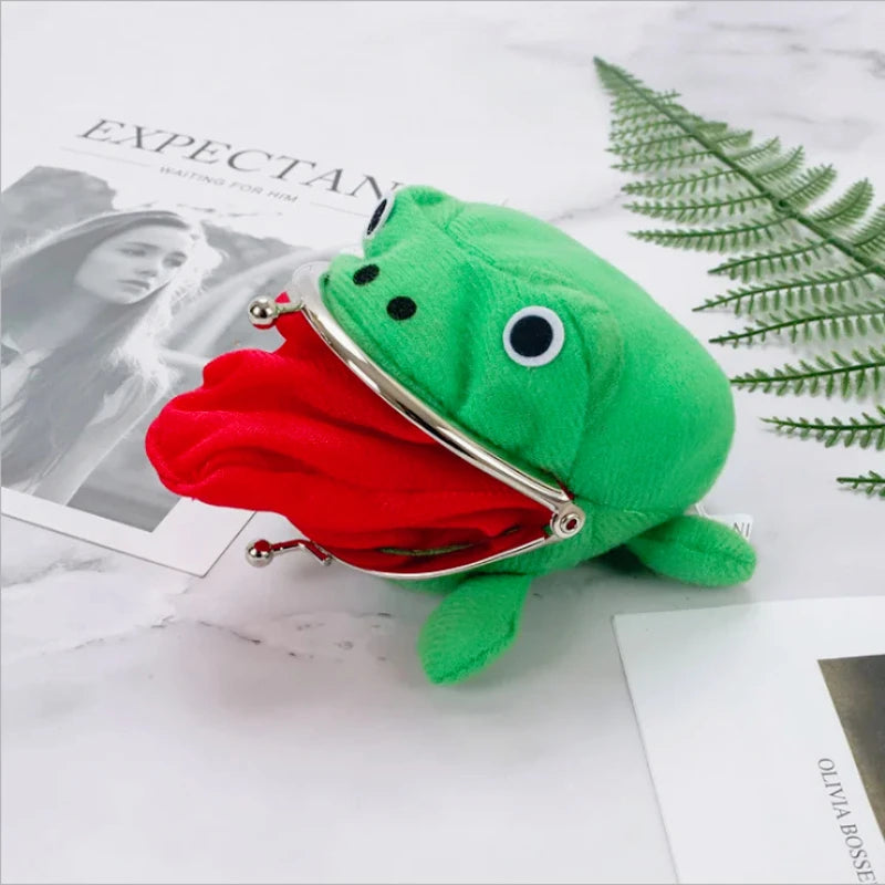 Plush Frog Coin Wallet Anime Ninja Wallet Halloween Role Playing Ninja Theme Party Gift