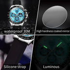 OLEVS 2875 Luxury Men Watch Quartz Man Watches Waterproof Luminous Top Brand Watch for Men Date Chronograph Sport Wristwatch mbzr