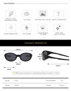 Outdoor Sports Polarized Sunglasses Reflective Mirrored Lens Color Patchwork Shades mbzr