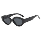 Fashion Cat Eye Sunglasses Women 2026 Ins Popular Vintage Punk Oval Sun Glasses Female Trending Shades Multicolour Eyewear UV400