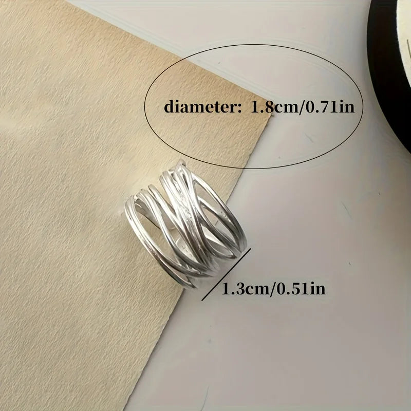 A 316 Stainless Steel Ring, a Beautifully Crafted Spring/summer Fashion Ring Jewelry Piece. Suitable for All Seasons, Perfect for Holidays, Weddings, Banquets, Parties, Back-to-school Season, Thanksgiving, Oktoberfest, Carniv