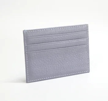 Cowhide Card Holder Woman Man Fashion Slim Mini Card Bag Genuine Leather Engrave Name Luxury Casual Purse