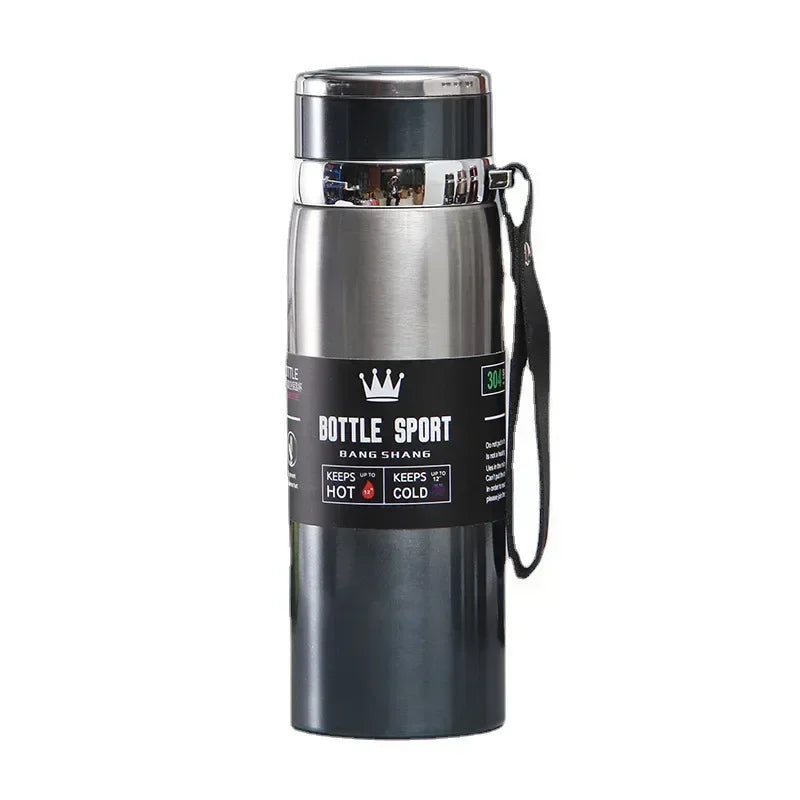 1L Thermal Water Bottle Keep Cold and Hot Water Bottle Thermos for Water Tea Coffee Vacuum Flasks Stainless Steel Thermos Bottle mbzr