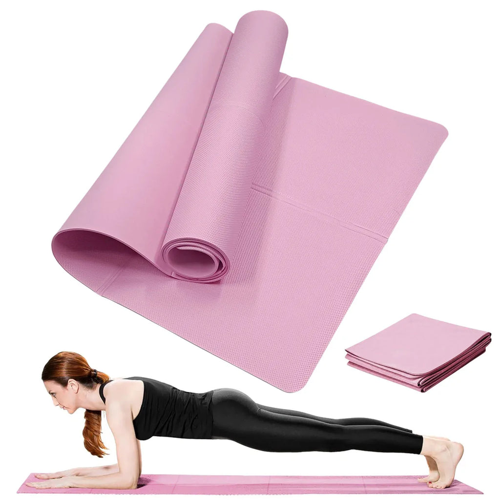 4MM Thick EVA Yoga Mats Anti-slip Sport Fitness Mat Blanket For Exercise Yoga And Pilates Gymnastics Mat Fitness Equipment mbzr