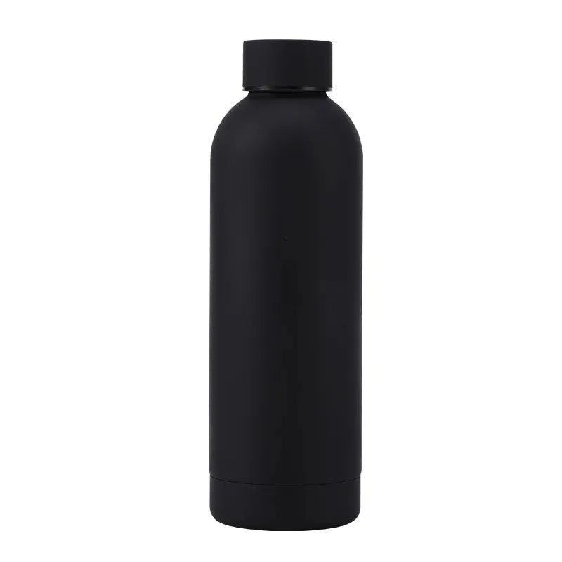 500/750ML Small Mouth Thermos Cup, Outdoor Stainless Steel Bottle, Rubber Paint Sports Kettle, Thickened Double Water Cup mbzr