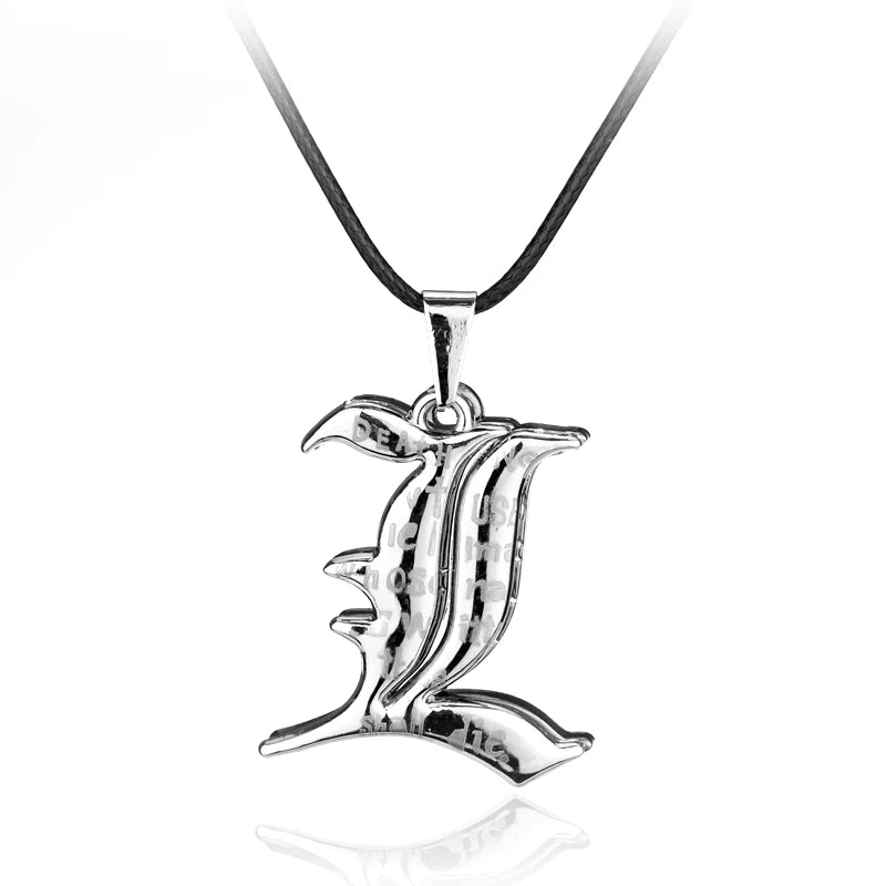 Anime Death Note Black Silicone Cuff Bangle Stainless Steel Bracelets Gift Jewelry for Women and Men Fans Collection