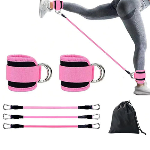 Ankle Straps Resistance Bands Set Fitness Workout  Equipment  Yoga Elastic Fitness Ankle Weight Band for Gym Man Woman TLD01 mbzr