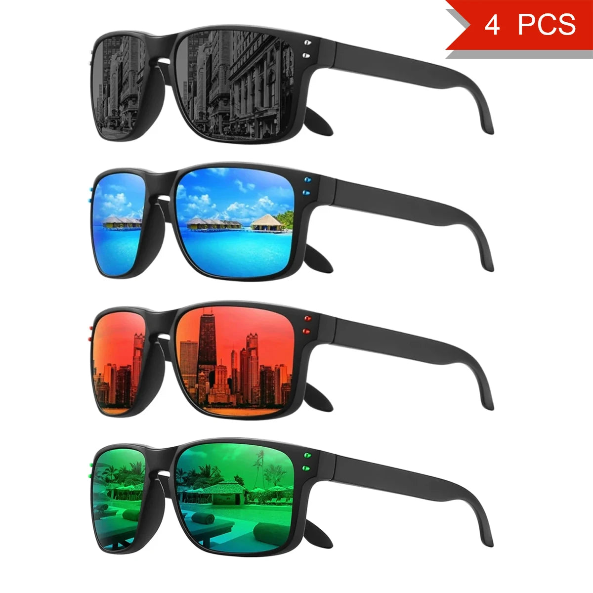 Fashion Polarized UV400 Casual Designer Sunglasses Unisex Eyewear mbzr