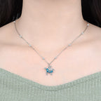 Original 925 Sterling Silver Mother and Baby Turtle Necklace Y-shaped Chain Necklace For Women Memorial Prayer Jewelry Gift 2026 mbzr