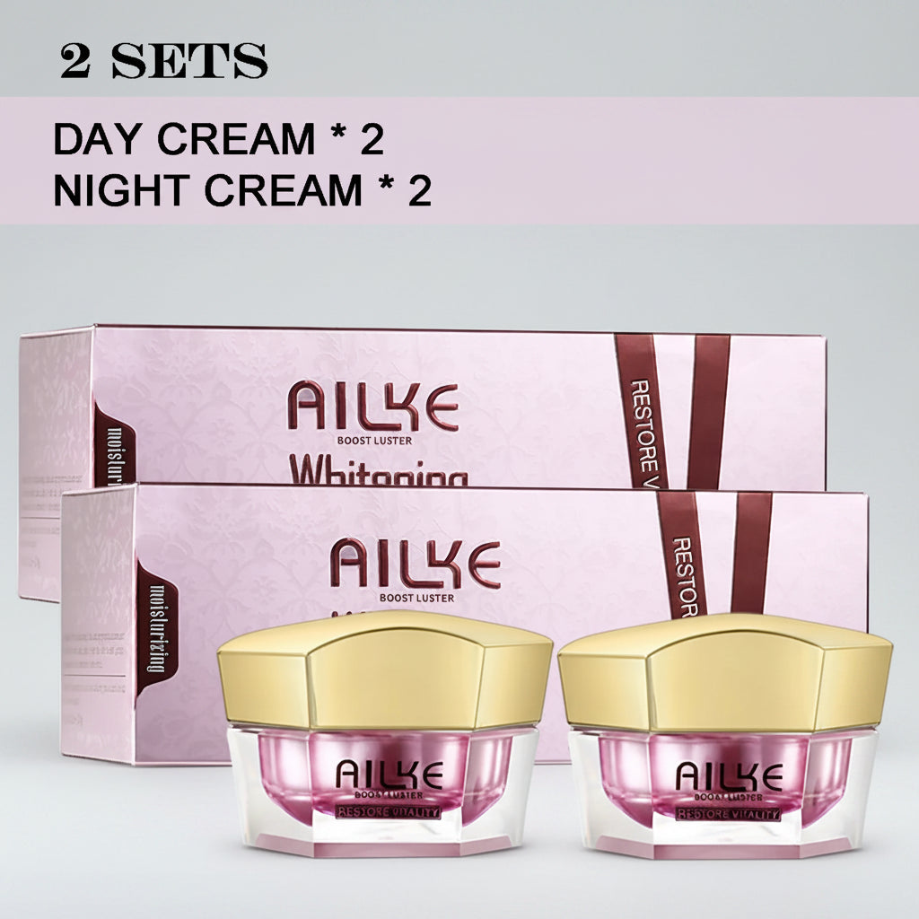 AILKE Face Cream With Hyaluron Scars Whitening Moisturizing Lifting Anti-aging Women Sleeping Dry Korean Bleaching Skin Care mbzr