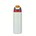 Insulated Stainless Steel Water Bottle with Straw,Reusable Sports and Travel Bottle for School, Kids, and Outdoors - Leakproof and BPA-Free (Lavender purple, 16.0, oz) mbzr