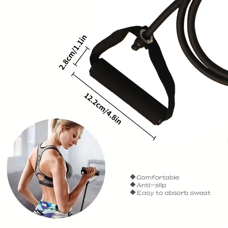 Resistance Bands With Handles, Exercise Bands, Workout Bands With Handles For Men Women, Strength Training Equipment At HomeJ mbzr