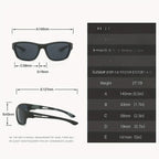 2pcs Polarized Wrap Around Sunglasses for Men and Women  Protection Glasses Perfect for Outdoor Sports Travel Driving mbzr