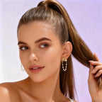 Women's Pearl Drop Seashell Earrings with Tropical Beach Theme - Perfect for Summer Vacation and Beach Jewelry Gifts mbzr
