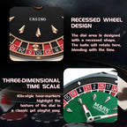 Mark Fairwhale  Casual Leather Strap dial Rotatable Roulette Watch Dial Men's Wristwatch Quartz Fashion WristWatch Wrist Watches for man mbzr