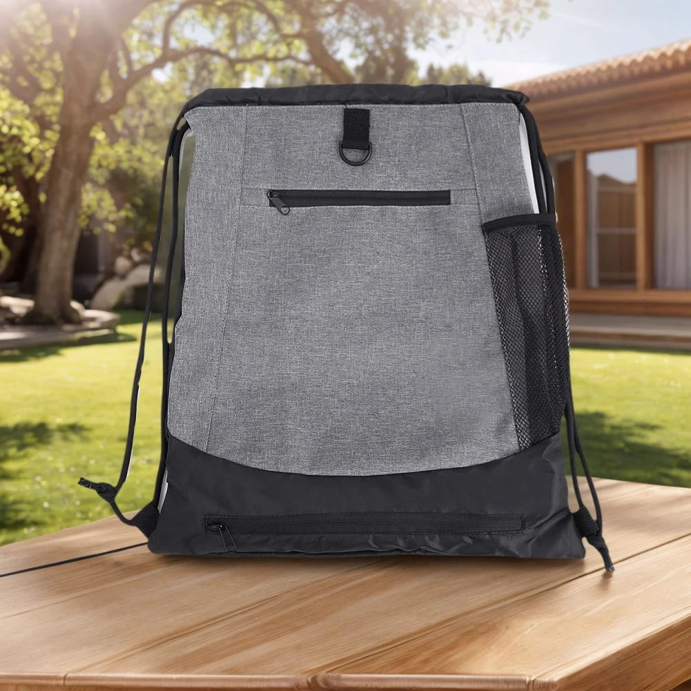 Foldable Soccer Backpack with Detachable Mesh Bag Gym Sackpack Large Capacity Nylon Ball Backpack Volleyball Baseball Yoga Bag