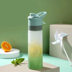 650ml Spray Water Bottle Portable Outdoor Sport Water Bottle for Girls Gym Fitness Hiking Riding mbzr