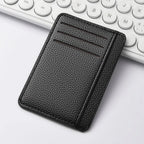 Men's Slim Minimalist Front Pocket Wallets RFID Blocking Credit Card Holder Portable Leather Wallets mbzr