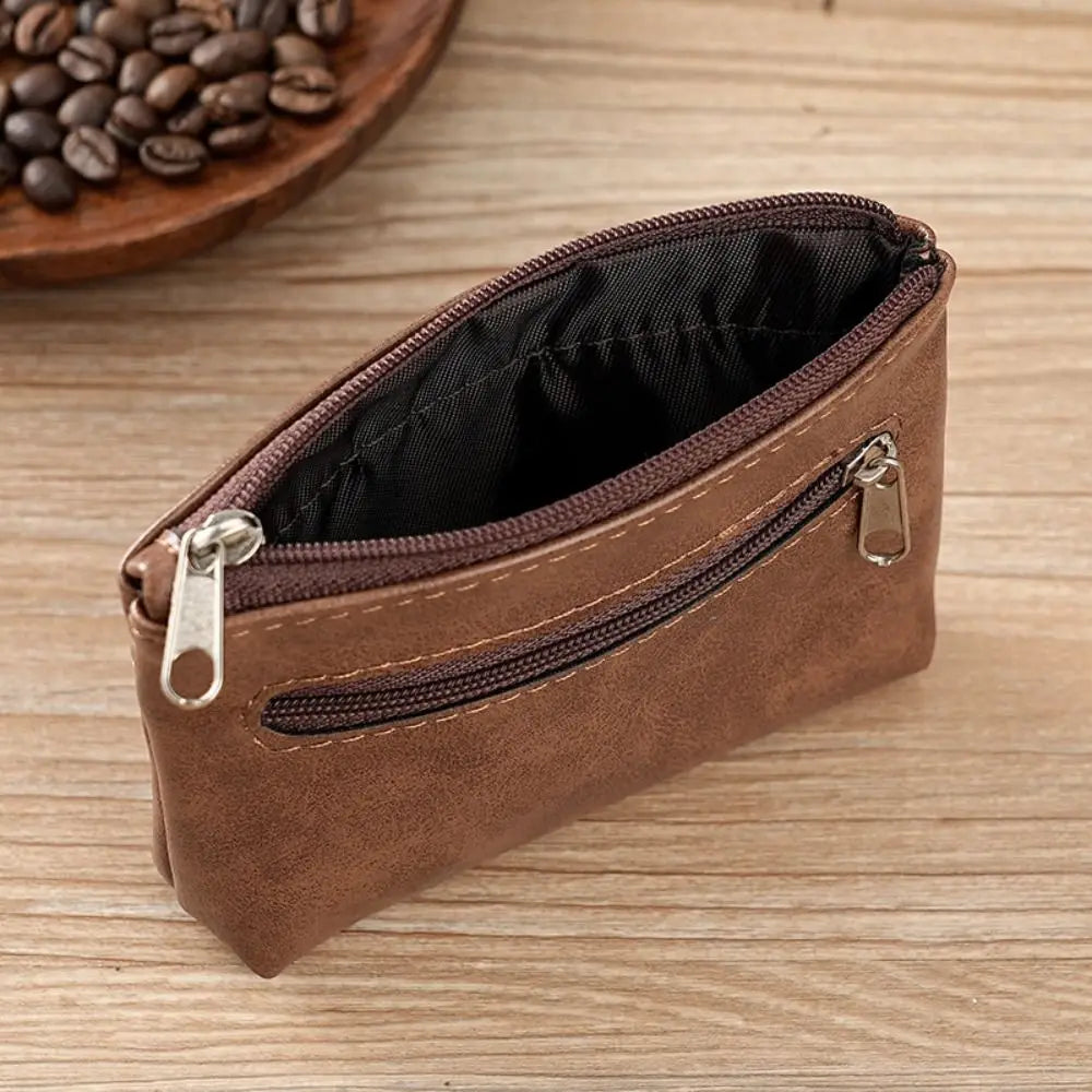 PU Leather Coin Purse & Card Holder for Men & Women