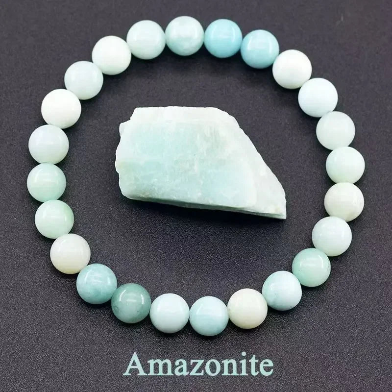 JD Amethyst Bracelet Made of Real Natural Stone Beads Body-Purifying Geniune Amethyst Natural Crystal Bracelet for Women Pulsera mbzr