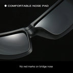 Sports Polarized Sunglasses with UV400 Protection for Cycling Running and Hiking Anti Glare and Durable Frame for Men and Women mbzr