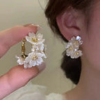 Large Flower Earrings Design Bohemian Style Fashionable Atmospheric Women's Jewelry Perfect Gift Valentine's Day and Daily Life