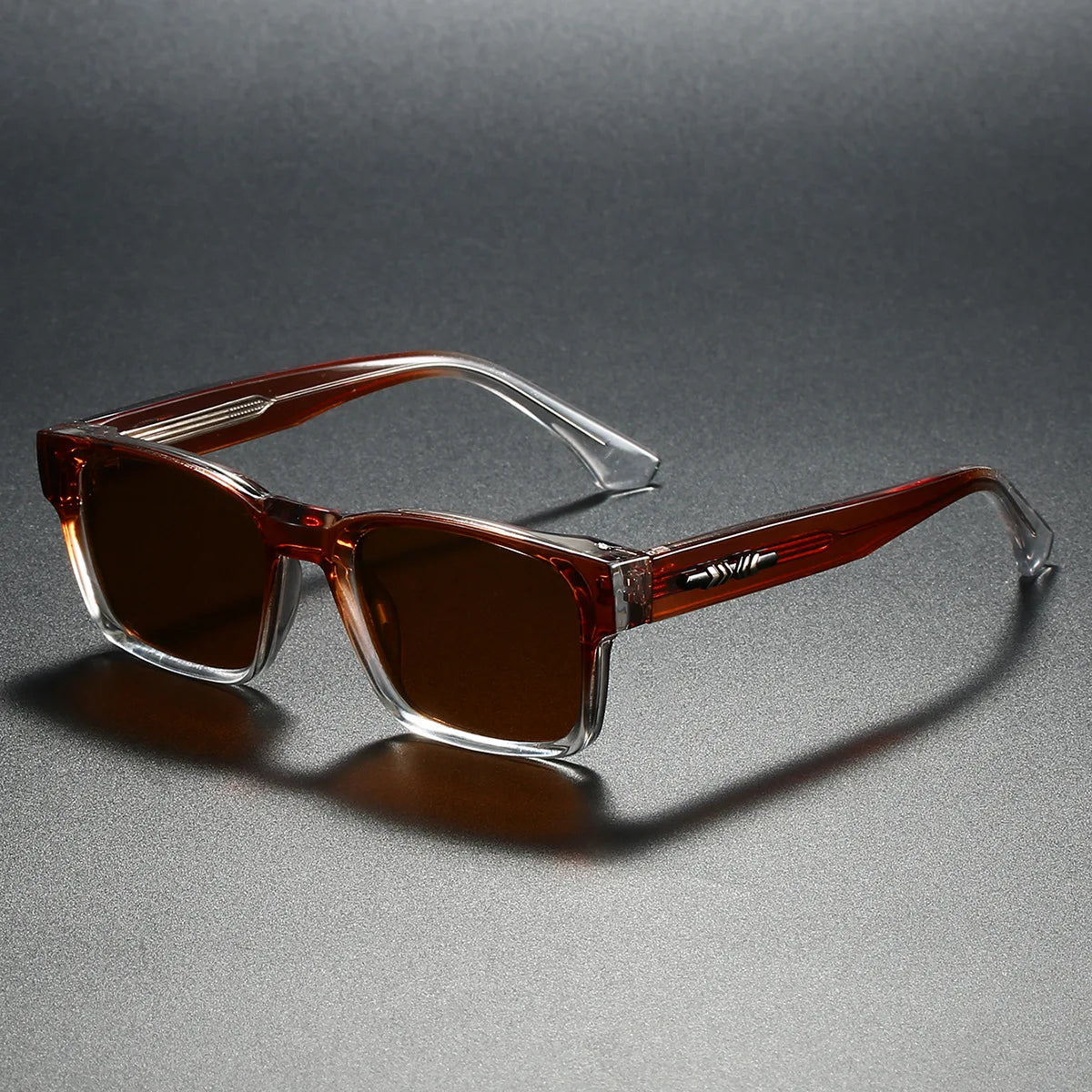 Classic Quality Square Polarized Sunglasses Metal Core UV400 Unisex Eyewear