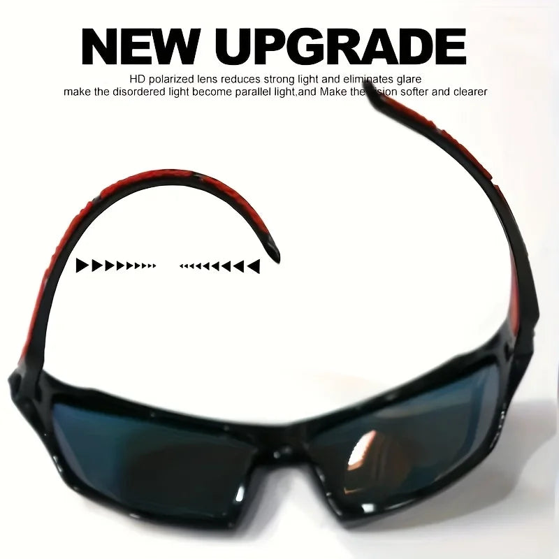 1Pc men's sports sunglasses UV protection, fishing driving sunglasses, unisex outdoor sports sunglasses sunglasses