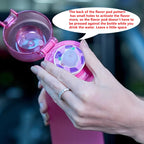 1pc Air Water Bottle with 1pc Random Flavor Pods Portable Transparent with Straw Leak Proof Suitable for Outdoor Sports mbzr