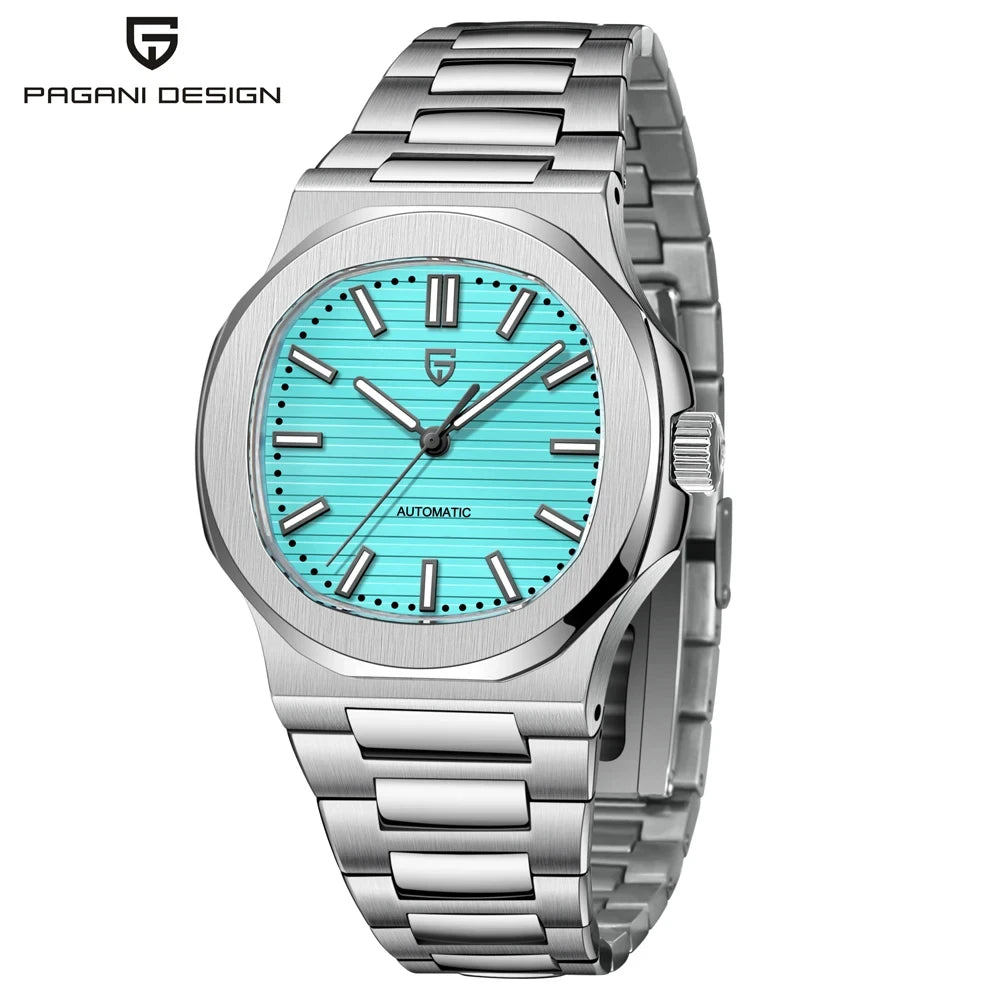 PAGANI DESIGN Top Luxury Automatic Watch For Men Mechanical Watches Men Sports Waterproof Sapphire Stainless Steel Reloj Hombre