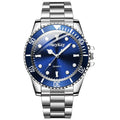 Fashion Men Business Watches Stainless Steel Band Men Calendar Quartz Watch Casual Clock Sports Wristwatch Reloj Hombre mbzr