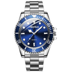 Fashion Men Business Watches Stainless Steel Band Men Calendar Quartz Watch Casual Clock Sports Wristwatch Reloj Hombre mbzr
