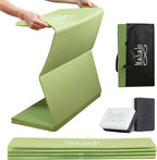 Foldable Yoga Mat with Carry Bag, 6mm 7-fold Workout Mat, Non-Slip Exercise Mat for Yoga, Pilates, Home Gym mbzr